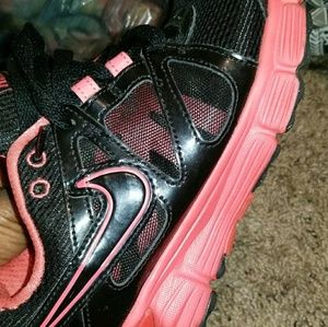 Salmon and black Nike